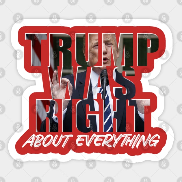 Trump for President Sticker by GreenGuyTeesStore